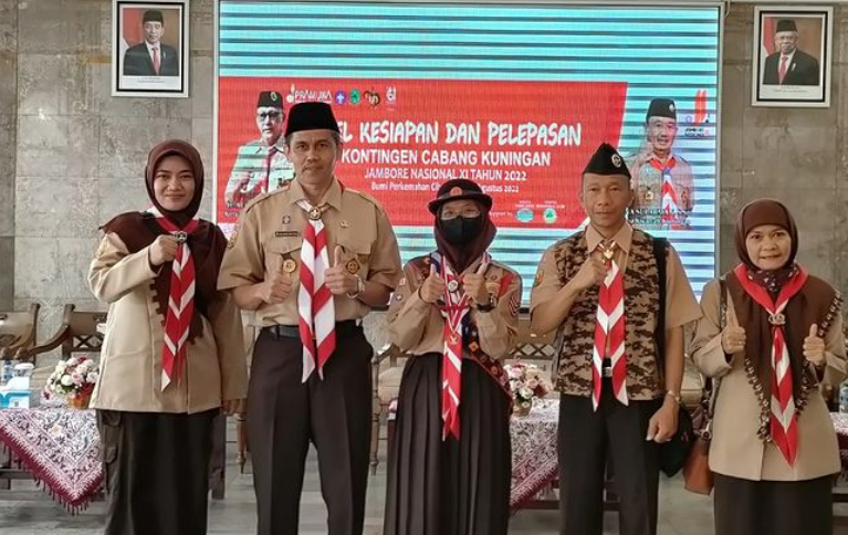 Satu Siswi MTs Negeri 7 Kuningan menjadi perwakilan kegiatan JAMBORE
